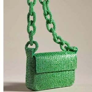 NWT Fiona beaded chain strap bag